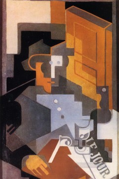 man from touraine 1918 Juan Gris Oil Paintings
